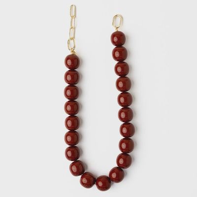 Iris Large Resin Bead Necklace