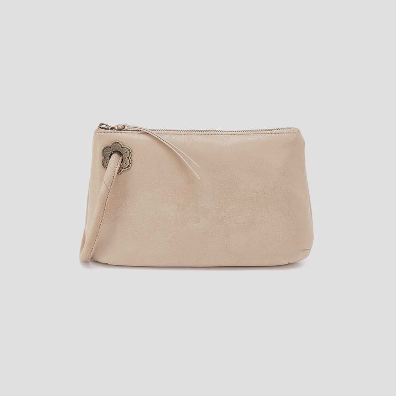 Daisy Daze Large Wristlet, Color: Frosted Pearl