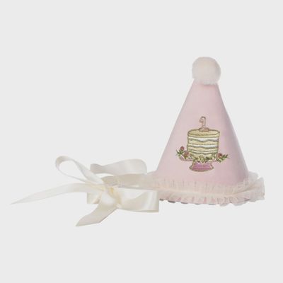 One Year Birthday Cake Party Hat