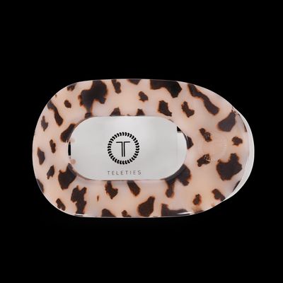 Blonde Tortoise Flat Round Hair Clip