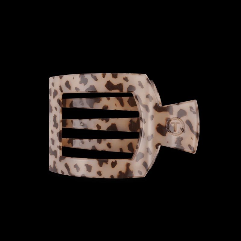 Blonde Tortoise Flat Square Hair Clip
