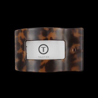 Tortoise Flat Rectangle Hair Clip