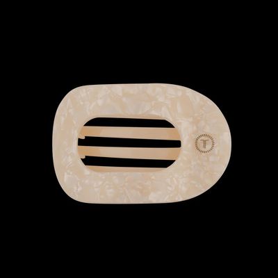 Soft Surf Flat Round Hair Clip