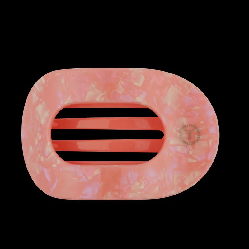 Dreamsicle Flat Round Hair Clip