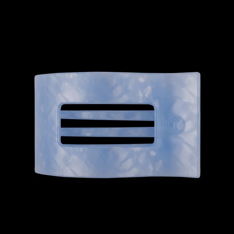 Blue Lagoon Flat Rectangle Hair Clip