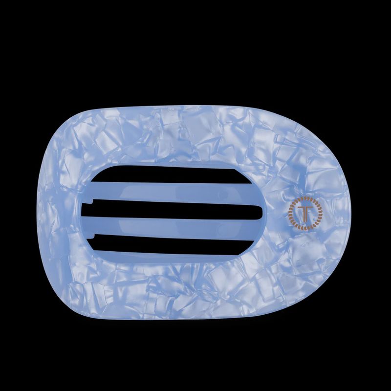 Blue Lagoon Flat Round Clip