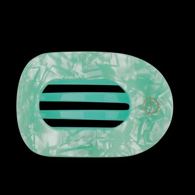 Spring Splash Flat Round Hair Clip