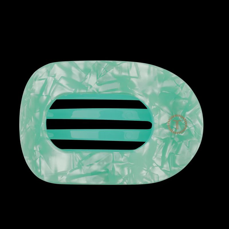 Spring Splash Flat Round Hair Clip