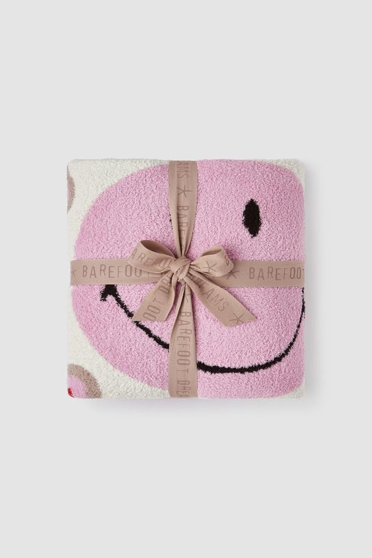 CozyChic Smiley Stripe Blanket