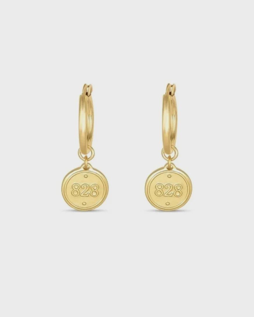 Romans 8:28 Petite Hoop Earrings