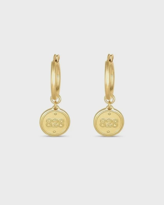 Romans 8:28 Petite Hoop Earrings