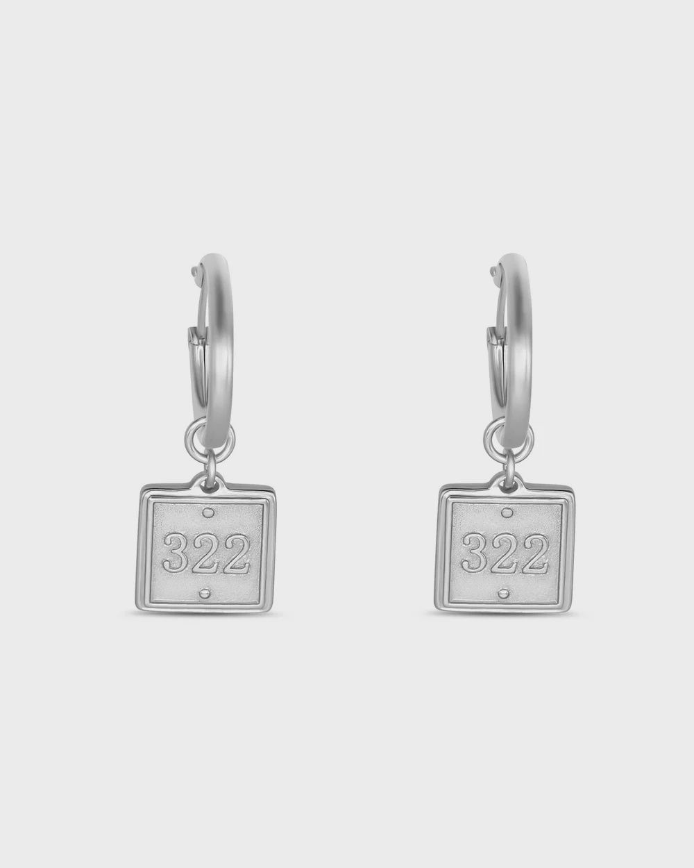 Lamentations 3:22 Petite Silver Hoop Earrings