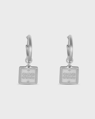 Lamentations 3:22 Petite Silver Hoop Earrings
