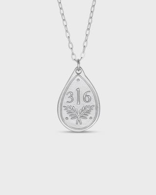 John 3:16 Silver Necklace