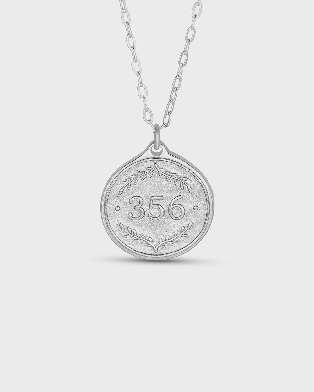 Proverbs 3:5-6 Silver Necklace