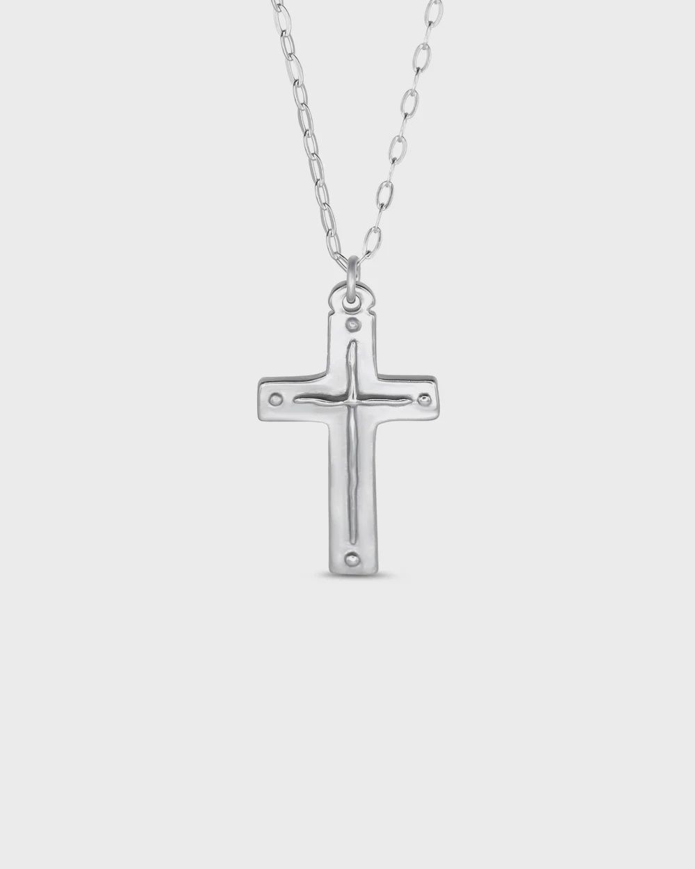 Titus 3:4-5 Silver Necklace