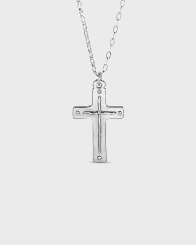 Titus 3:4-5 Silver Necklace