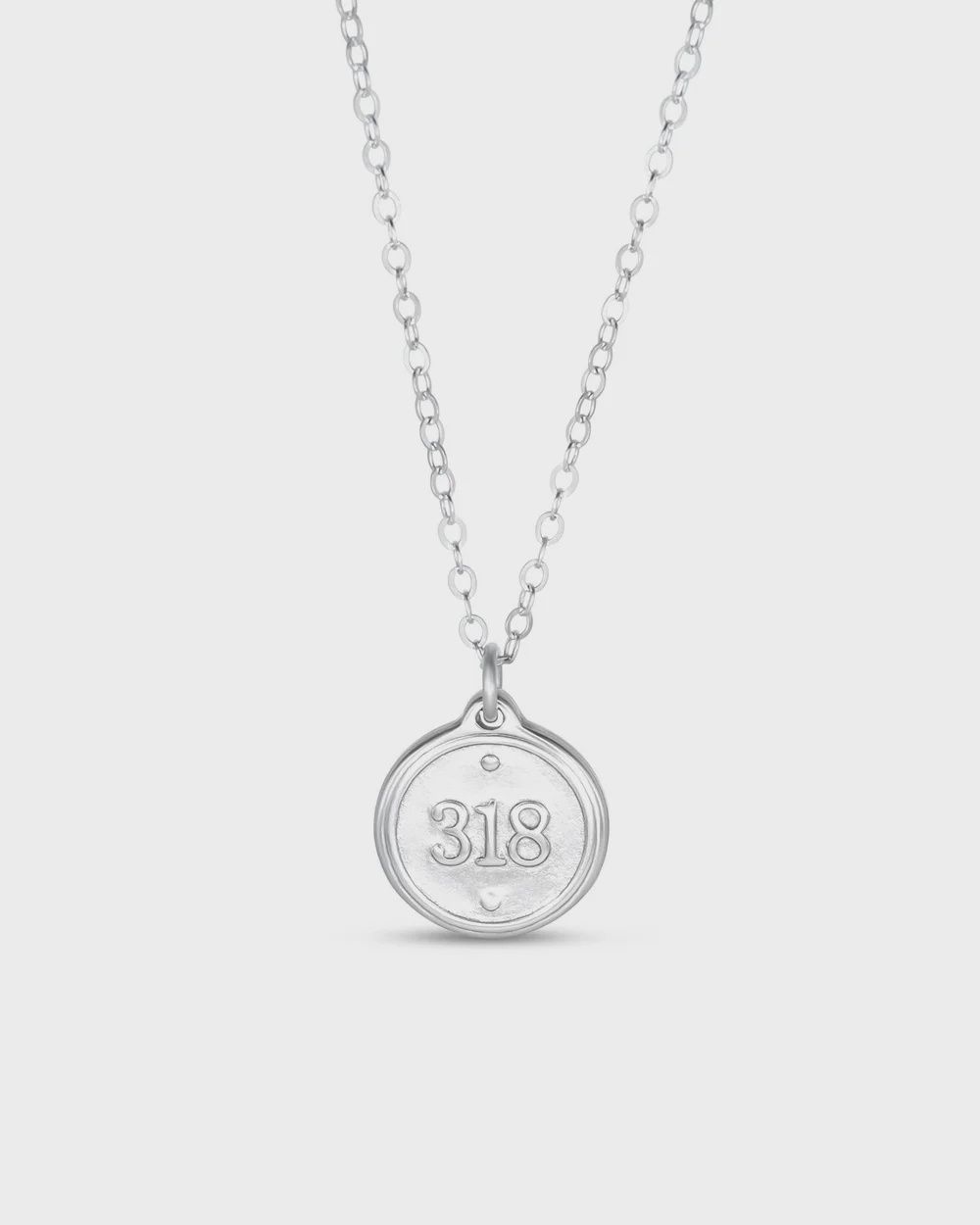 Ephesians 3:18 Petite Silver Necklace
