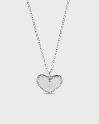 1 Corinthians 13:13 Petite Silver Necklace