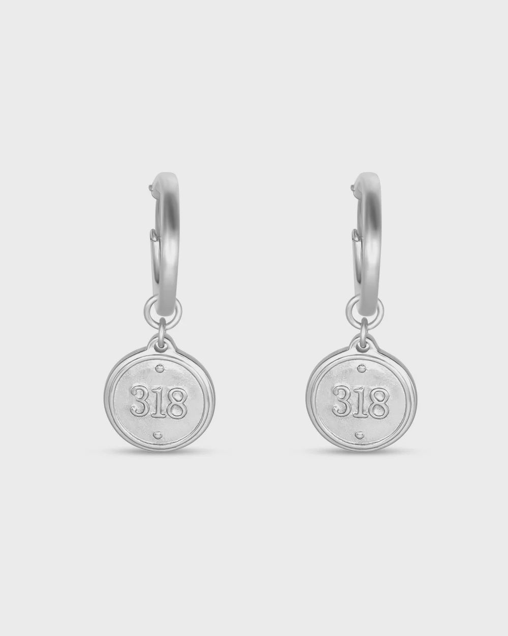 Ephesians 3:18 Petite Silver Hoop Earrings