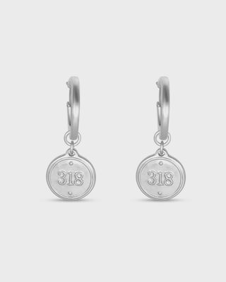 Ephesians 3:18 Petite Silver Hoop Earrings