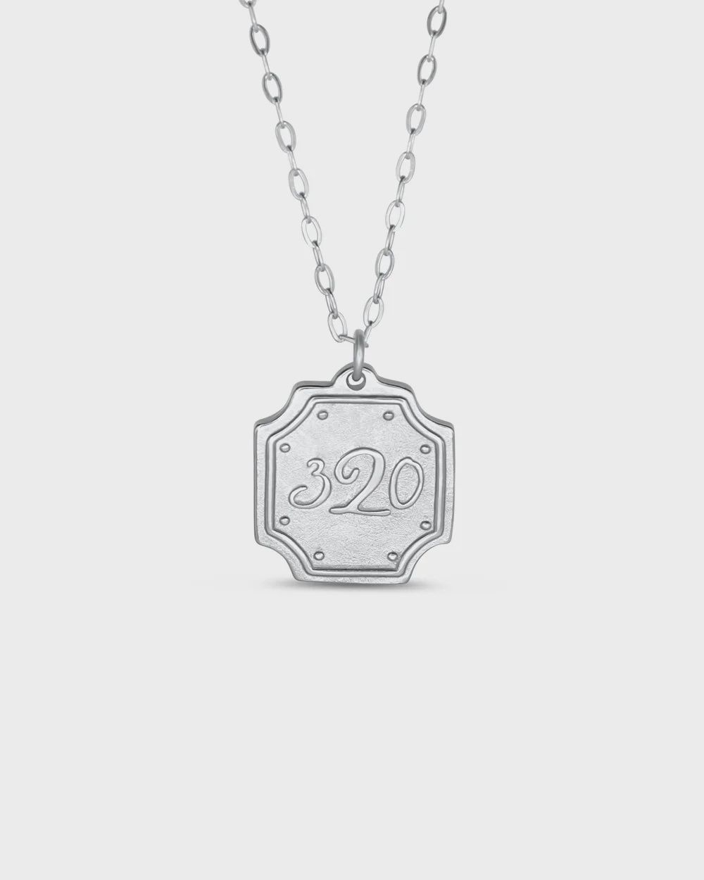 Ephesians 3:20 Silver Necklace