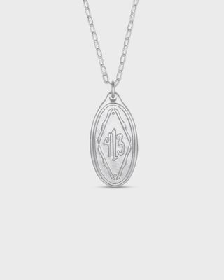 Philippians 4:13 Silver Necklace