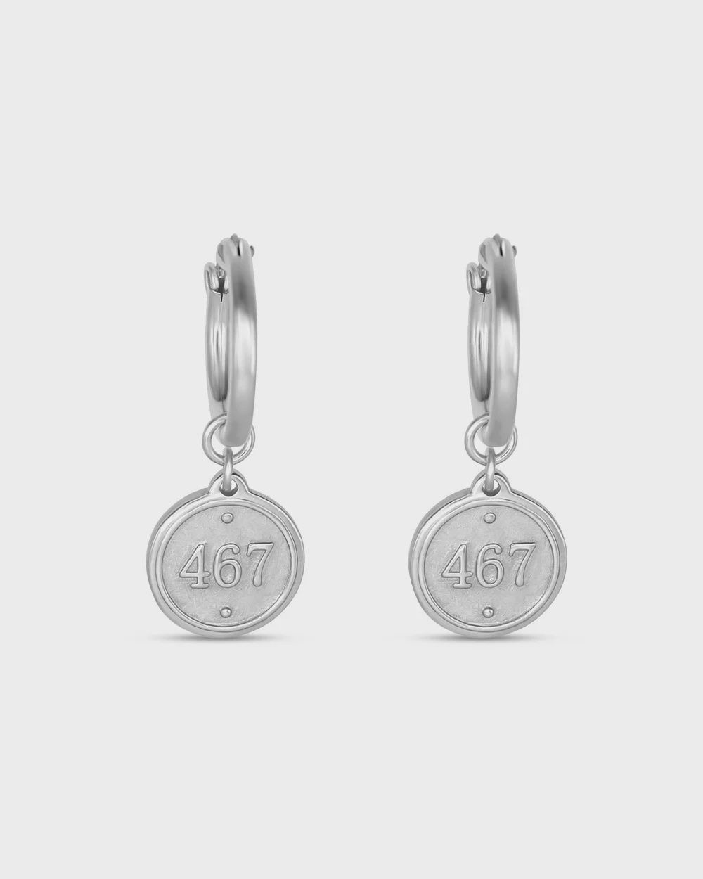 Philippians 4:6-7 Petite Silver Earrings