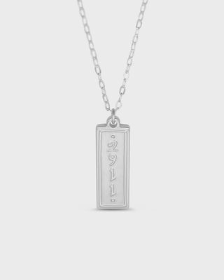 Jeremiah 29:11 Silver Necklace