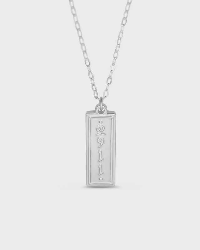 Jeremiah 29:11 Silver Necklace