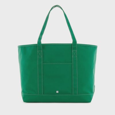 Coated Canvas Maxi Tote