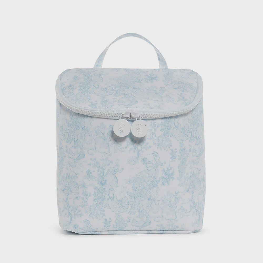 Take Away Lunch Bag Bunny Toile, Color: Blue