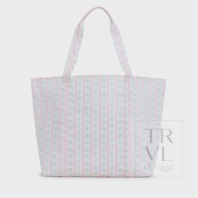 Ribbon Floral Jumbo Tote