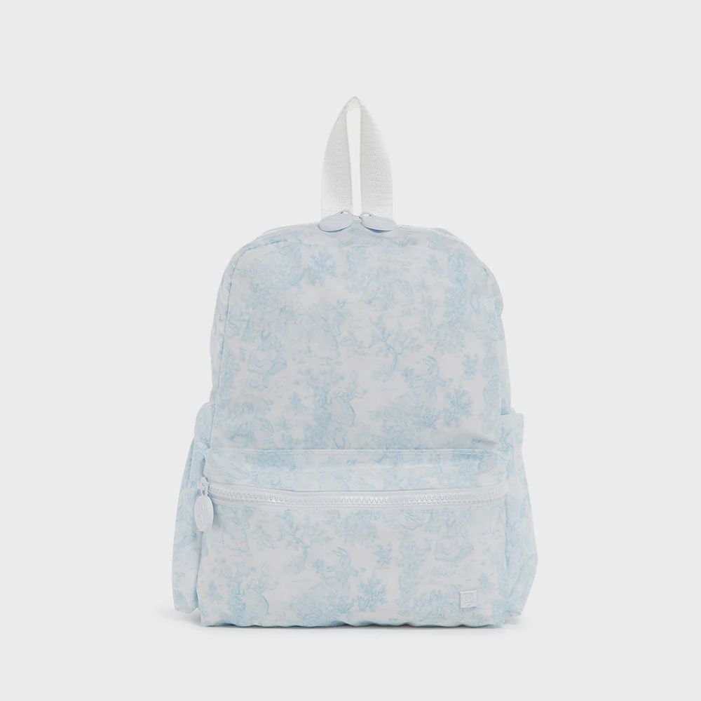 Bunny Toile Blue Mini Backer