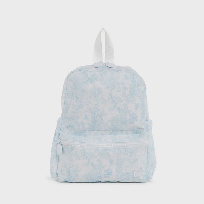 Bunny Toile Blue Mini Backer