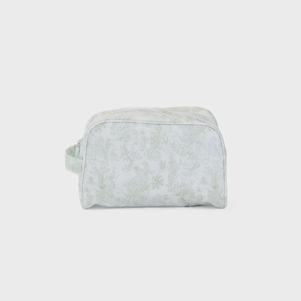 Bunny Toile Stowaway, Color: Green