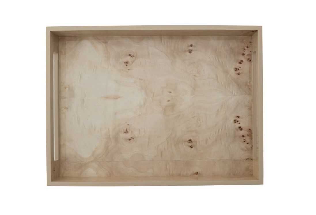 Burl Wood Tray, Size: Small