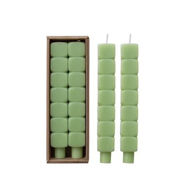 Stacked Block Taper Set of 2