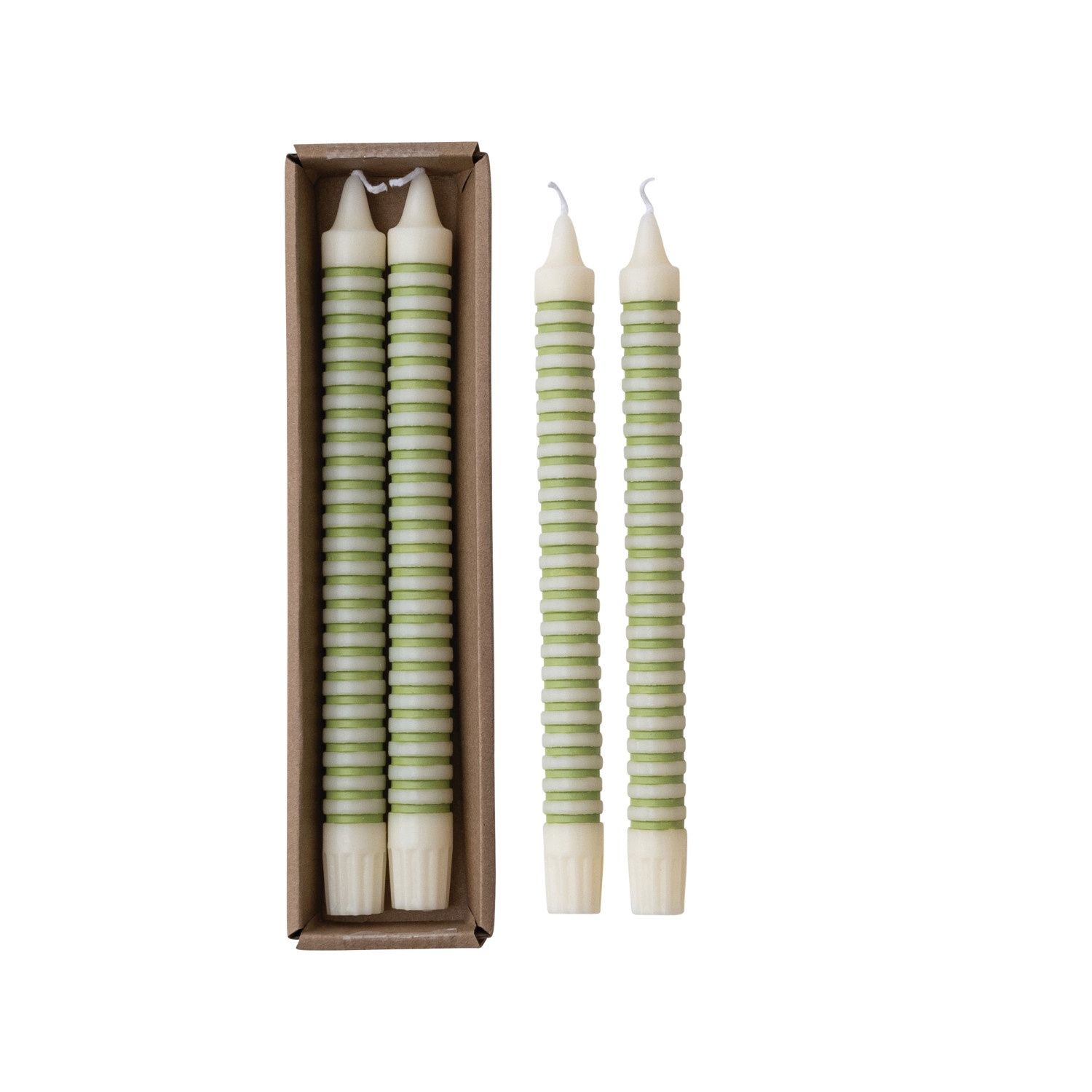 Striped Taper Set of 2