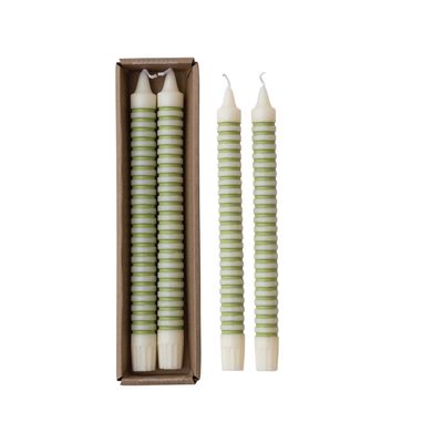 Striped Taper Set of 2