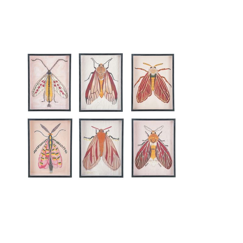 Pink Moth Art