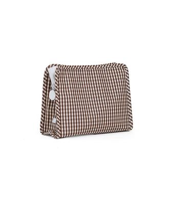 Gingham Coco Roadie Zip Pouch