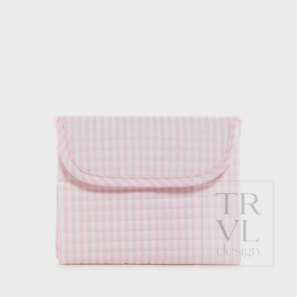 Pimlico Strip Quilted Changing Mat, Color: Pink