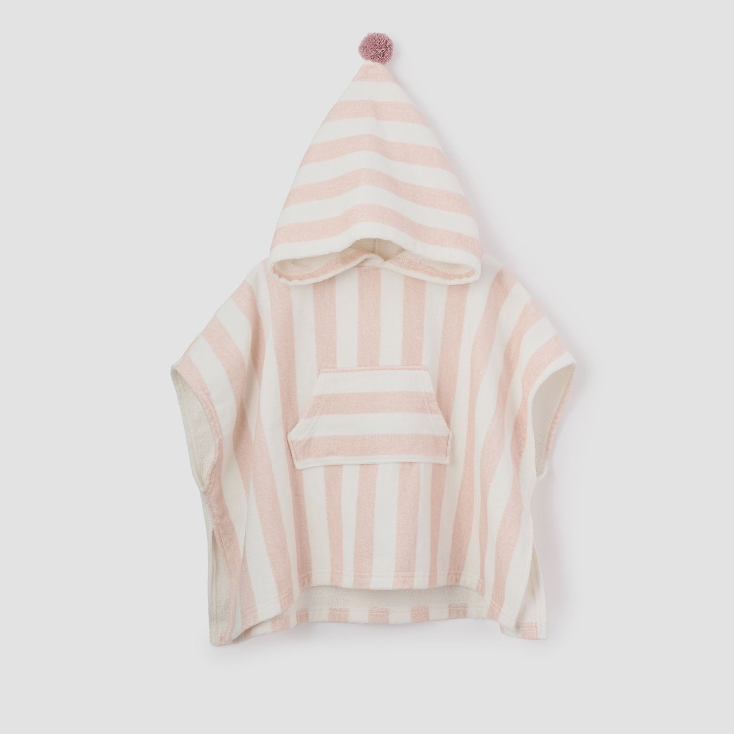 Beach Poncho, Color: Pink Stripe
