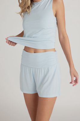 Silk Foldover Short
