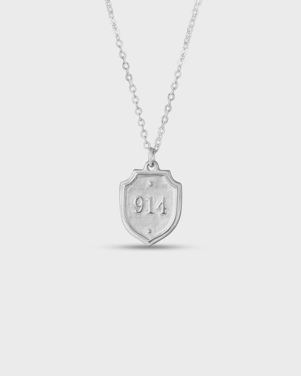 Psalm 91:4 Silver Necklace