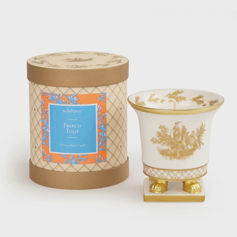 French Tulip Toile Petite Ceramic