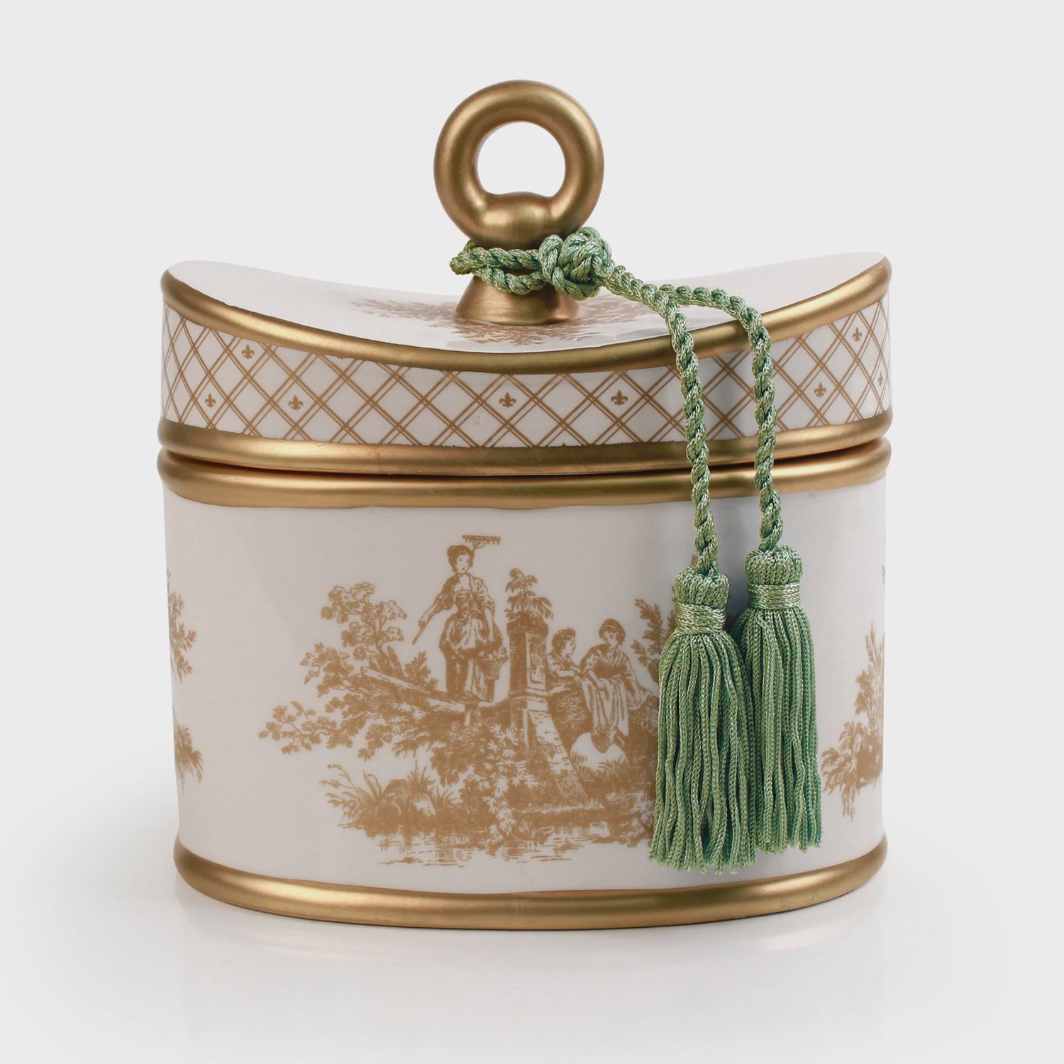 Malaysian Bamboo Toile 2 Wick Ceramic