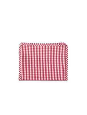 Gingham Red Roadie Zip Pouch