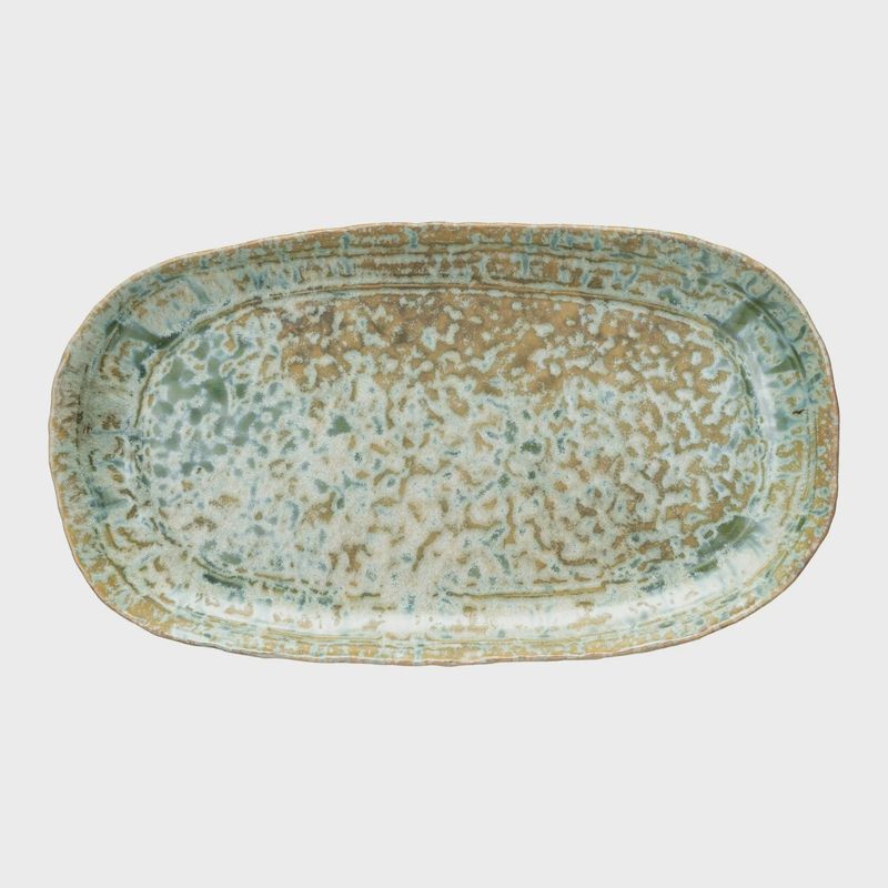 Reactive Glaze Stoneware Platter